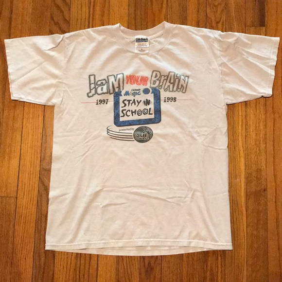 Vintage 1998 Orlando Magic Stay in School T-shirt - Picture 2 of 4